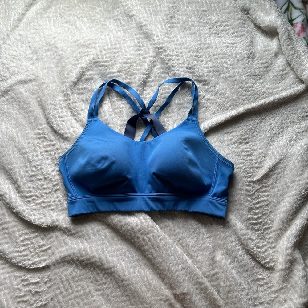 Blue Women's Sports Bra
